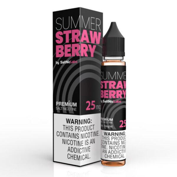 vgod nic salt flavor summer strawberry nicotine 25mg/50mg 30ml - best price with review