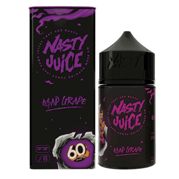 asap grape by nasty e-liquid 60ml (3mg % 6mg)