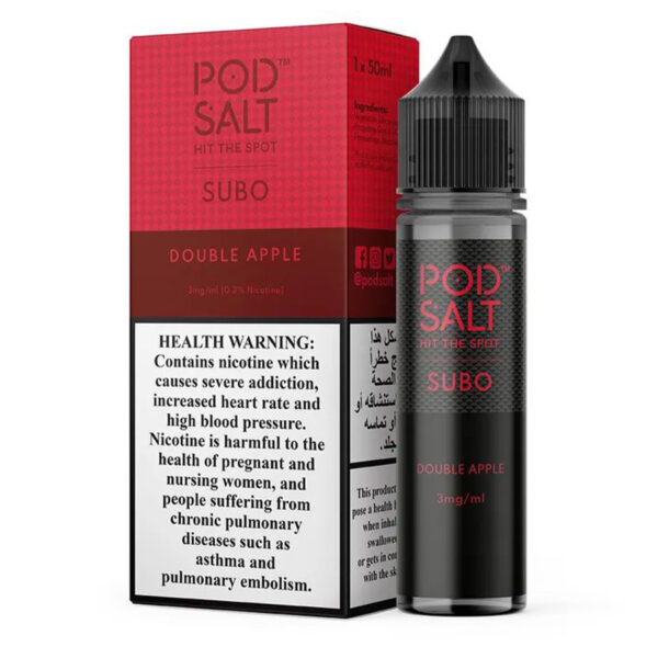 pod salt (double apple) 50ml nicotine 3mg