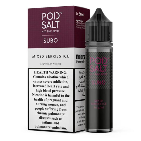 pod salt (mixed berries ice) 50ml nicotine 3mg