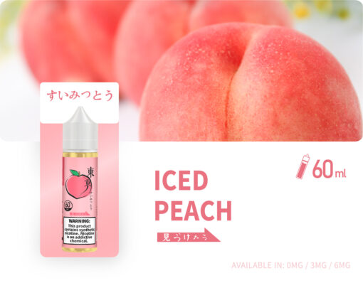 TOKYO ICED PEACH 60ML NICOTINE 3MG