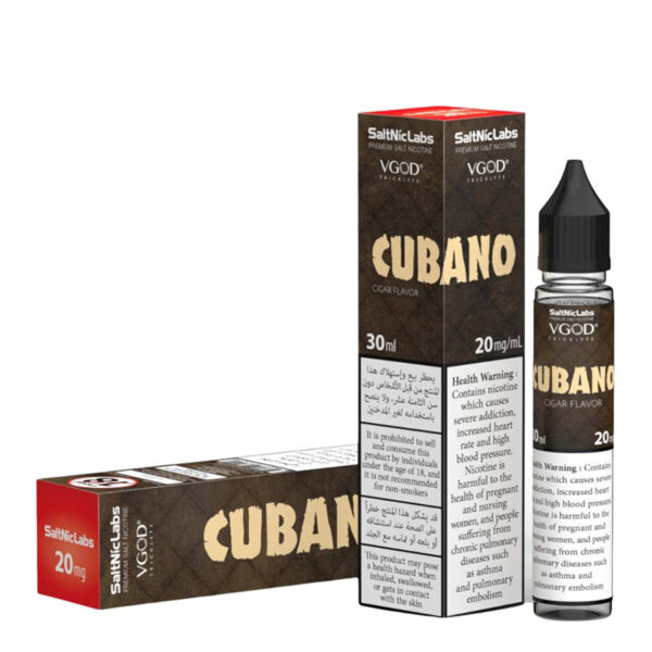 vgod cubano cigar saltnic 30ml nicotine 20mg