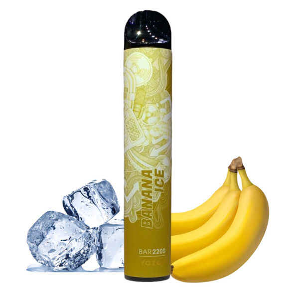 vozol bar banana-ice 2200 puffs 50mg e-cigarette