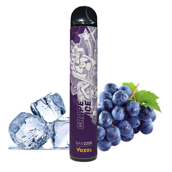 vozol bar grape-ice 2200 puffs 50mg e-cigarette