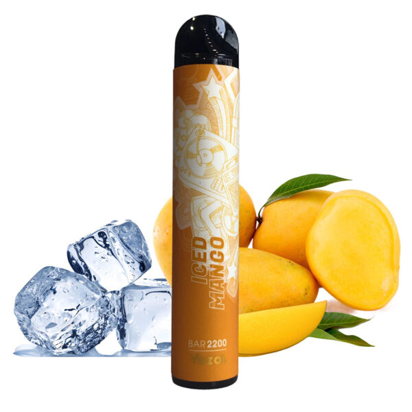 vozol bar mango-ice 2200 puffs 50mg e-cigarette