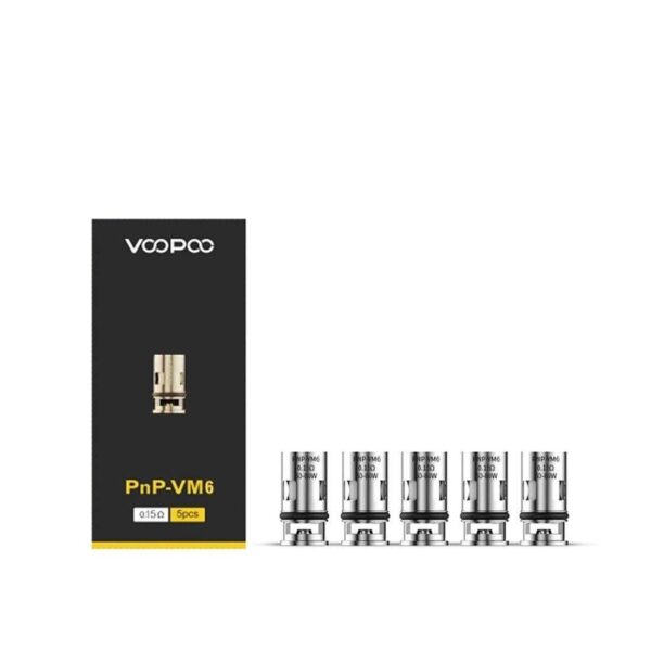 voopoo drag x replacement coil  pnp vm6 0.15 pnp vm1  0.3