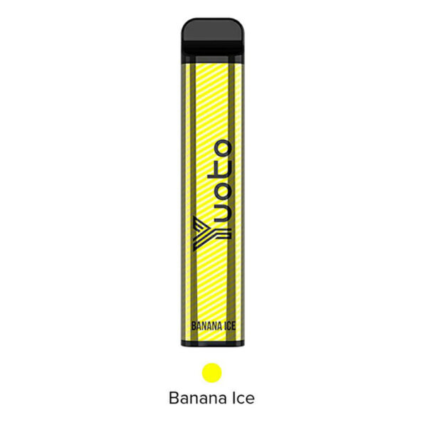 yuoto xxl banana-ice disposable 2500 puff. 50mg