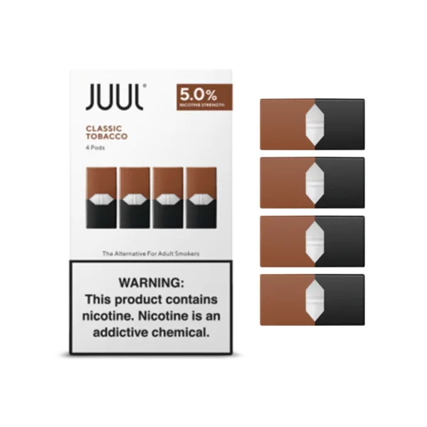 jull pod classic tobacco 5% 4pcs-1pack