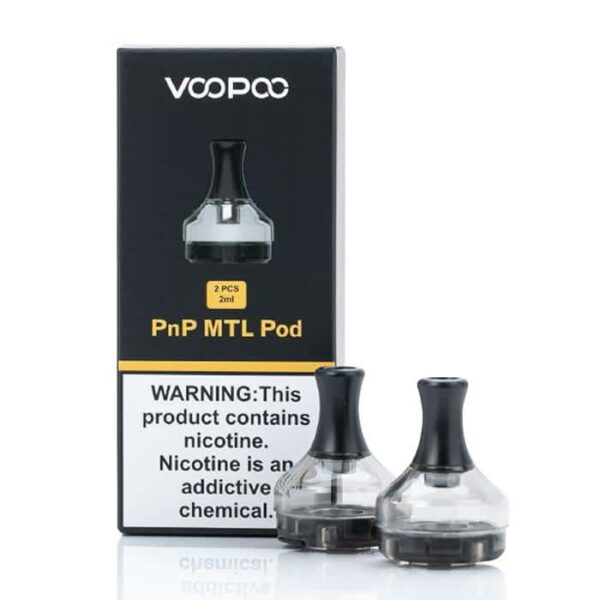 voopoo pnp mtl replacement pod (1pack/2pcs)
