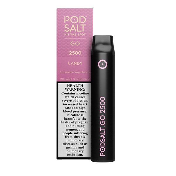 candy by pod salt go disposable 2500 puffs – 20mg