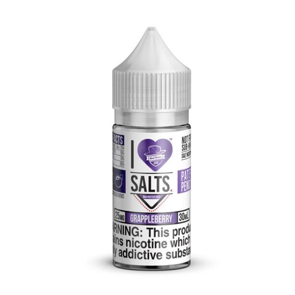 grappleberry i love salt by madhatter 30ml 25mg-50mg