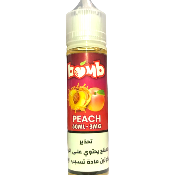 peach by bomb 60ml – 3mg