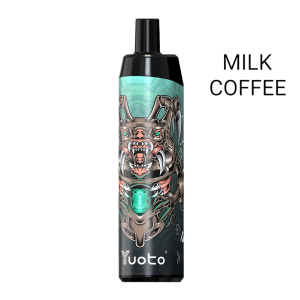 milk coffee yuoto thanos 5000 puffs disposable 50mg