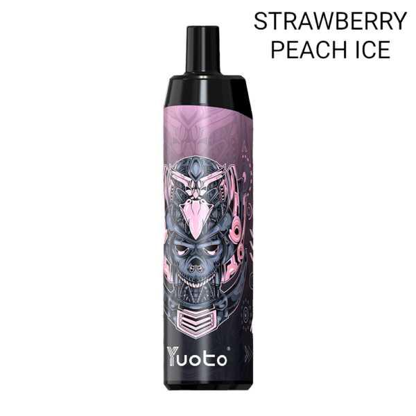 strawberry peach ice yuoto thanos 5000 puffs disposable 50mg