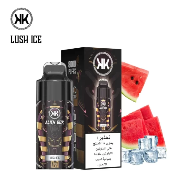 kk energy lush ice 8000 puffs disposable 5%