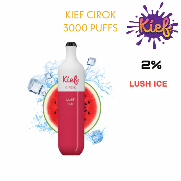 lush ice kief cirok 20mg disposable 3000 puffs