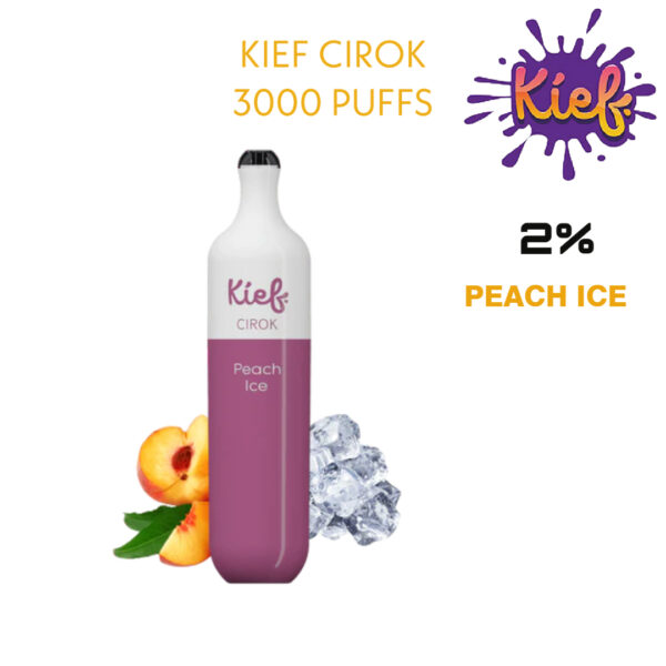 peach ice kief cirok 20mg disposable 3000 puffs