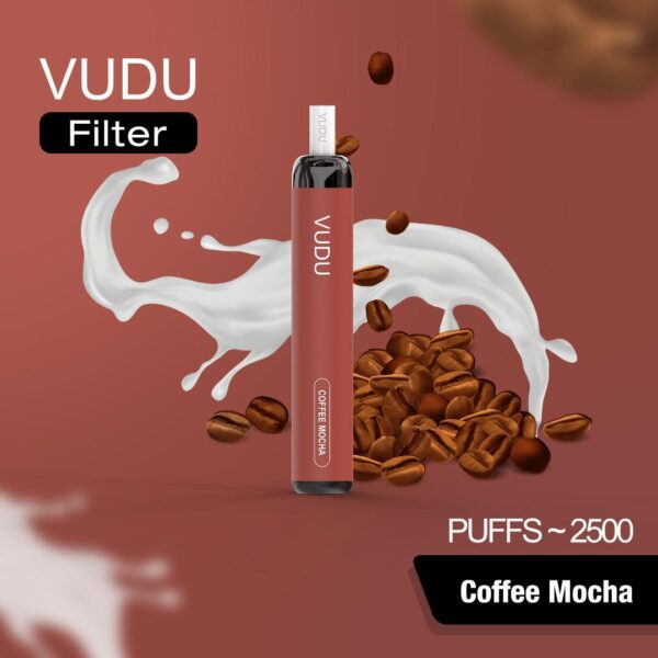 coffee mocha by vudu 5% disposible 2500 puffs
