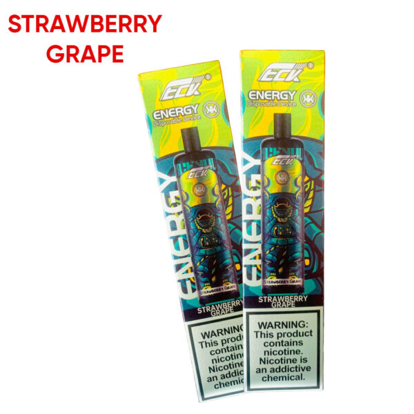 strawberry grape kk energy 5000 puffs 5% (rechargeable)