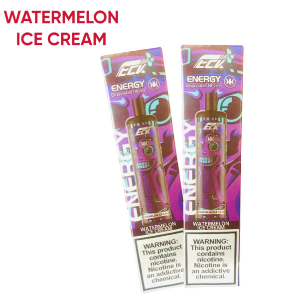 watermelon ice cream kk energy 5000 puffs 5% (rechargeable)