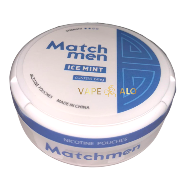 ice mint match men nicotine pouches 6mg