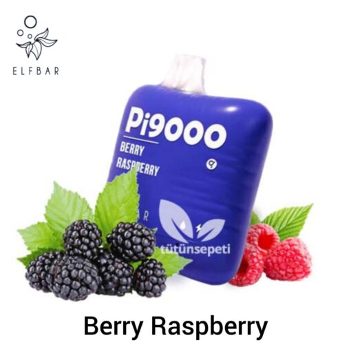 ELFBAR PI9000 5% NIC RECHARGEABLE DISPOSABLE 9000 PUFF -Berry Raspberry
