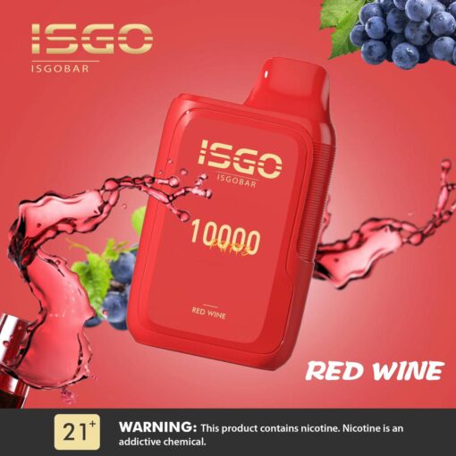 ISGO BAR 10000 Puffs DISPOSABLE VAPE Red Wine