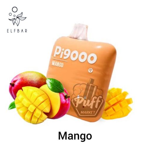 ELFBAR PI9000 5 NIC RECHARGEABLE DISPOSABLE 9000 PUFF Mango
