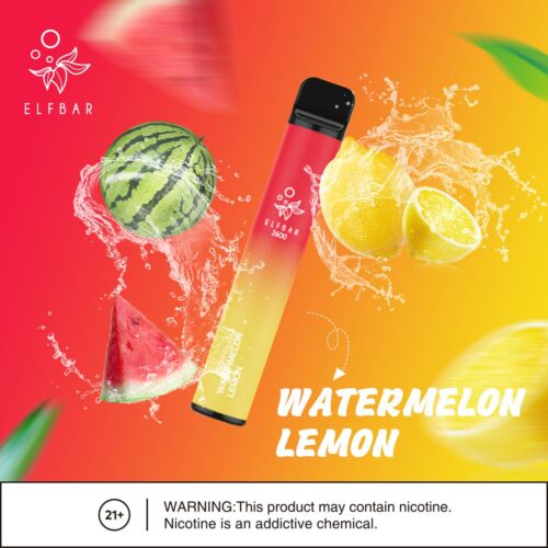 Elf Bar 2600 Puffs Watermelon Lemon 20mg Disposable In UAE
