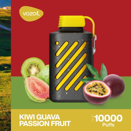 VOZOL GEAR 10000 DISPOSABLE Vape KIWI GUAVA PASSION FRUIT