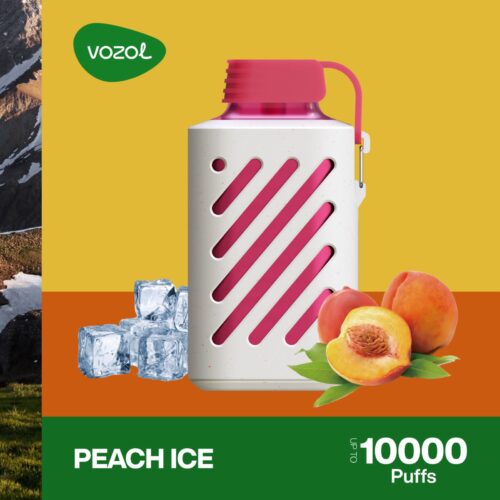 VOZOL GEAR 10000 DISPOSABLE Vape PEACH ICE