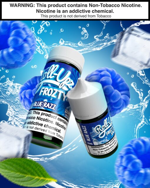 Blue rasberry ICE Roll Upz 60Ml 3mg Juice