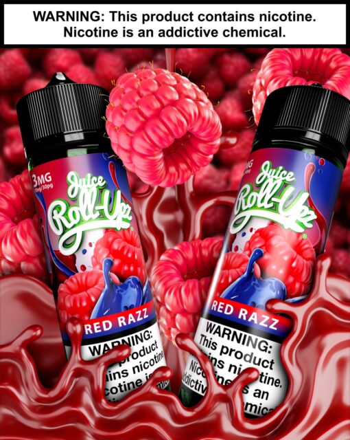 Red raz Roll Upz 60Ml 3mg Juice