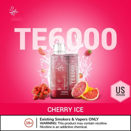 ELFBAR TE6000 Disposable Vape 6000 Puffs CHERRY ICE